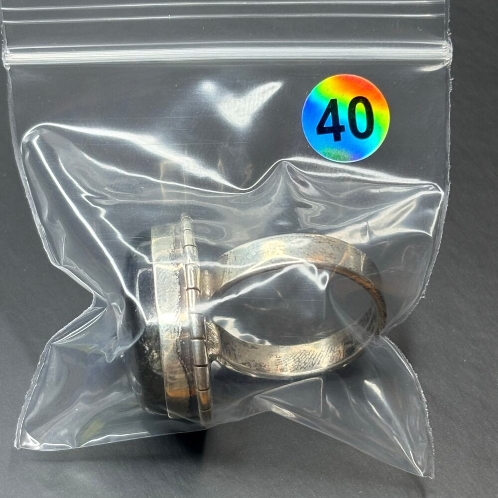 Sterling Silver Labradorite Ring Labradorite Stat… - image 5